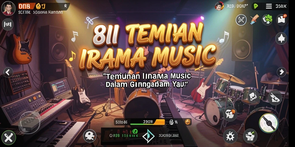 Gameplay seru dan interaktif di 8II dengan musik.