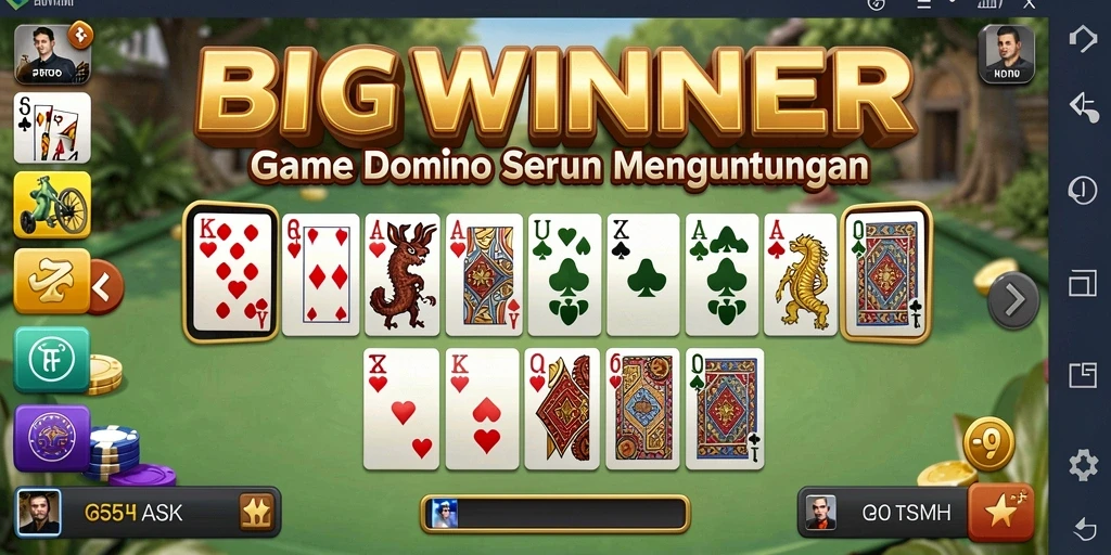 Tampilan gameplay seru dalam aplikasi BIGWINNER yang penuh warna.