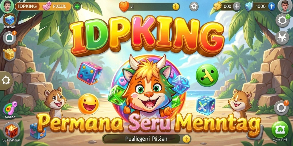 Screenshot gameplay IDPKING yang memperlihatkan teka-teki menarik.