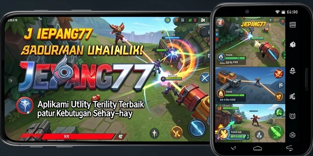 Tampilan antarmuka utama JEPANG77 yang User-Friendly