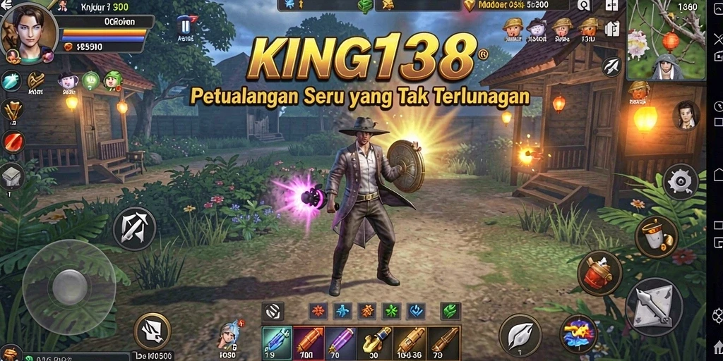Tampilan gameplay KING138 dengan eksplorasi luar biasa.
