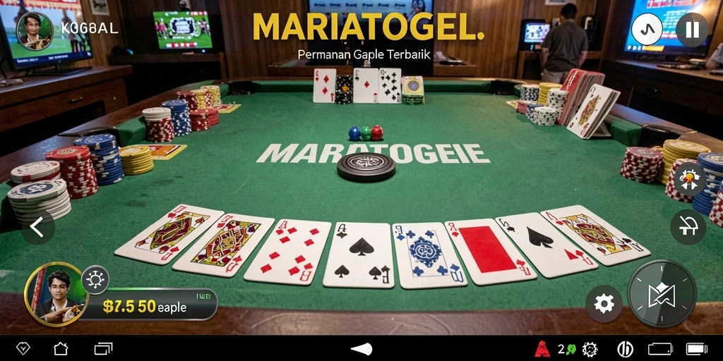 Tampilan gameplay seru dan kompetitif MARIATOGEL.