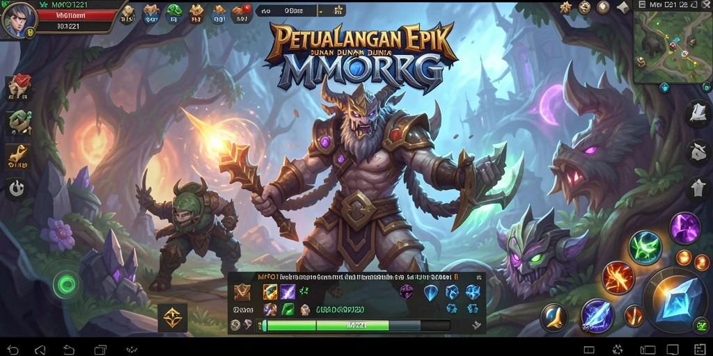 Tampilan gameplay MPO1221 yang mendebarkan di dunia MMORPG.