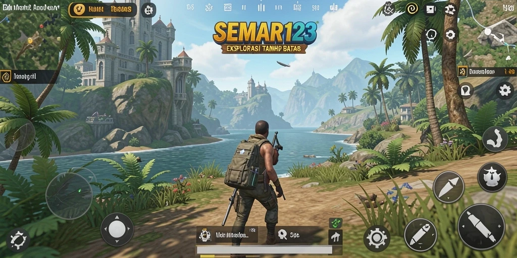 Tangkapan layar SEMAR123 menampilkan petualangan di dunia terbuka yang menawan.