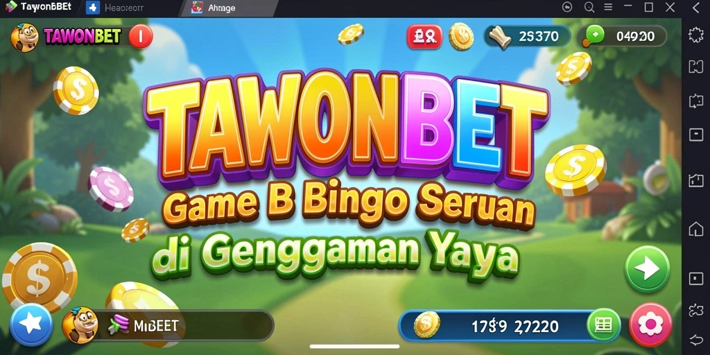 Tampilan gameplay TAWONBET yang memukau saat bermain Bingo.